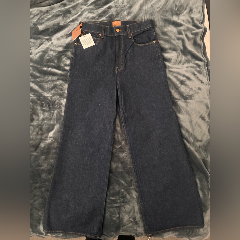 Jamie Haller Wide-Leg Women's Jeans in Dark Indigo